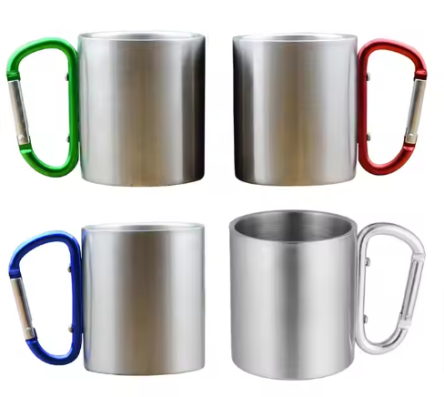 Stainless Steel Double-Layer Camping Mug