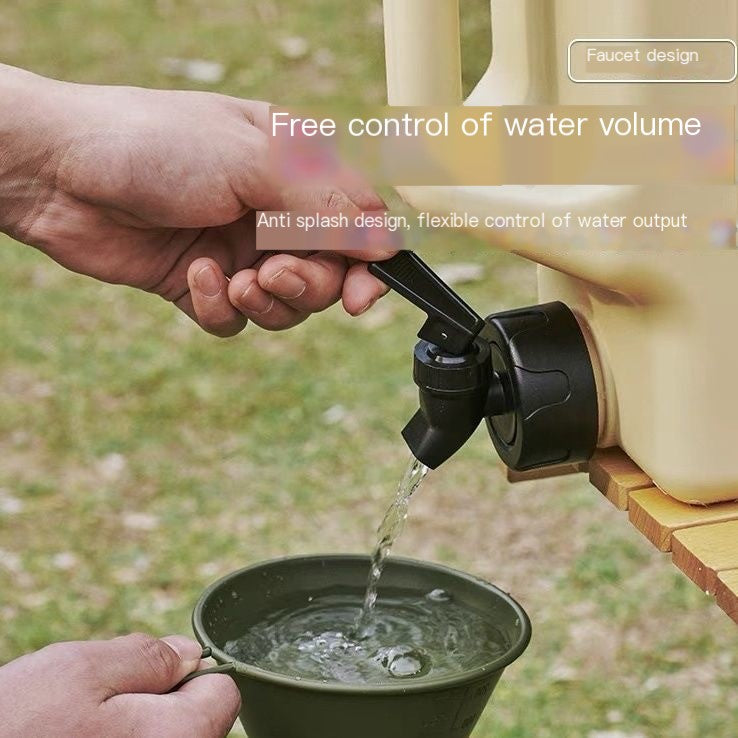 Portable Large Capacity Camping Water Tank with Tap