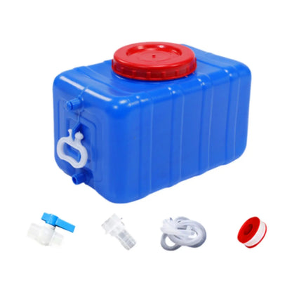 Portable Large Capacity Water Storage Tank Drink Container Camping Water Storage Tank  for Emergency Travel BBQ Horizontal
