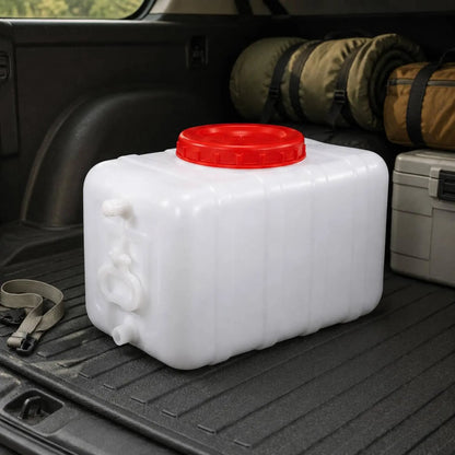 Portable Large Capacity Water Storage Tank Drink Container Camping Water Storage Tank  for Emergency Travel BBQ Horizontal