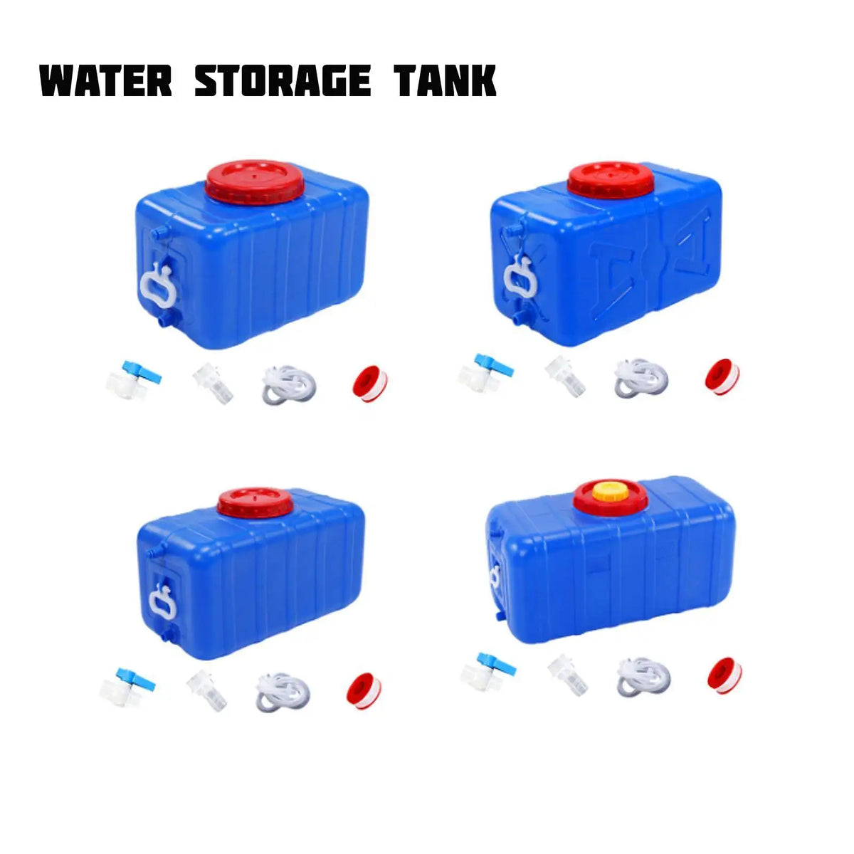 Portable Large Capacity Water Storage Tank Drink Container Camping Water Storage Tank  for Emergency Travel BBQ Horizontal