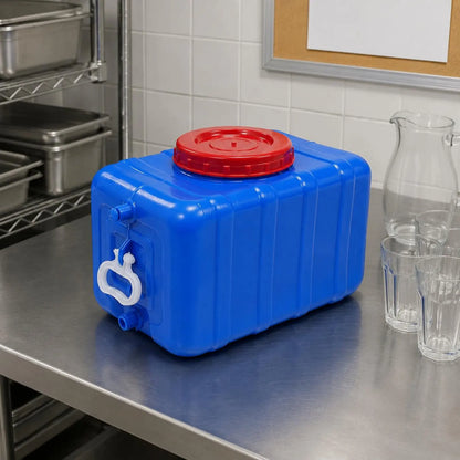Portable Large Capacity Water Storage Tank Drink Container Camping Water Storage Tank  for Emergency Travel BBQ Horizontal