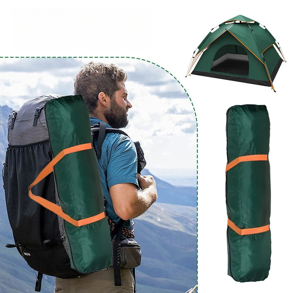 3-4 People Tent with 2 Doors for Camping Hiking Picnic Hunting Fishing, Camping Tent Seconds Tent Throwing Tent Pop Up Tent