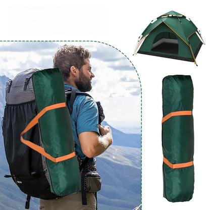 3-4 People Tent with 2 Doors for Camping Hiking Picnic Hunting Fishing, Camping Tent Seconds Tent Throwing Tent Pop Up Tent