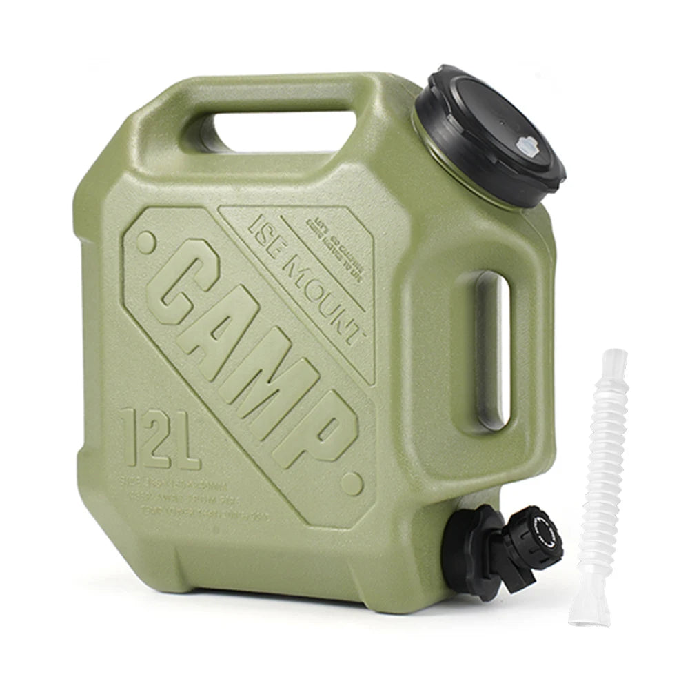 5-10L Water Storage Container with Faucet Drinking Water Bucket Large Capacity Water Dispenser Carrier for Vehicle Car Camping