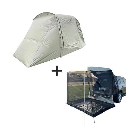 Docking tent  Portable Waterproof SUV Tail Tent 3-4 people Dome tent Sunshade Tunnel style tent,Large tent,