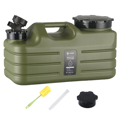 5-10L Water Storage Container with Faucet Drinking Water Bucket Large Capacity Water Dispenser Carrier for Vehicle Car Camping