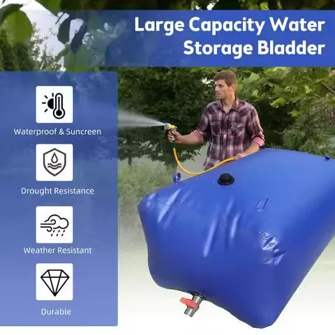 110/240L Water Storage Bladder Large Capacity Water Storage Container for Car home