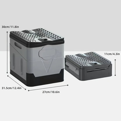 Portable Camping Toilet Foldable Camping Travel Toilet Collapsible Portable Potty for Camping Road Trips Emergency Car Use