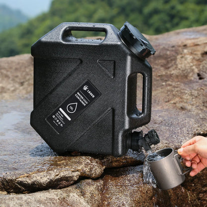 5-10L Water Storage Container with Faucet Drinking Water Bucket Large Capacity Water Dispenser Carrier for Vehicle Car Camping