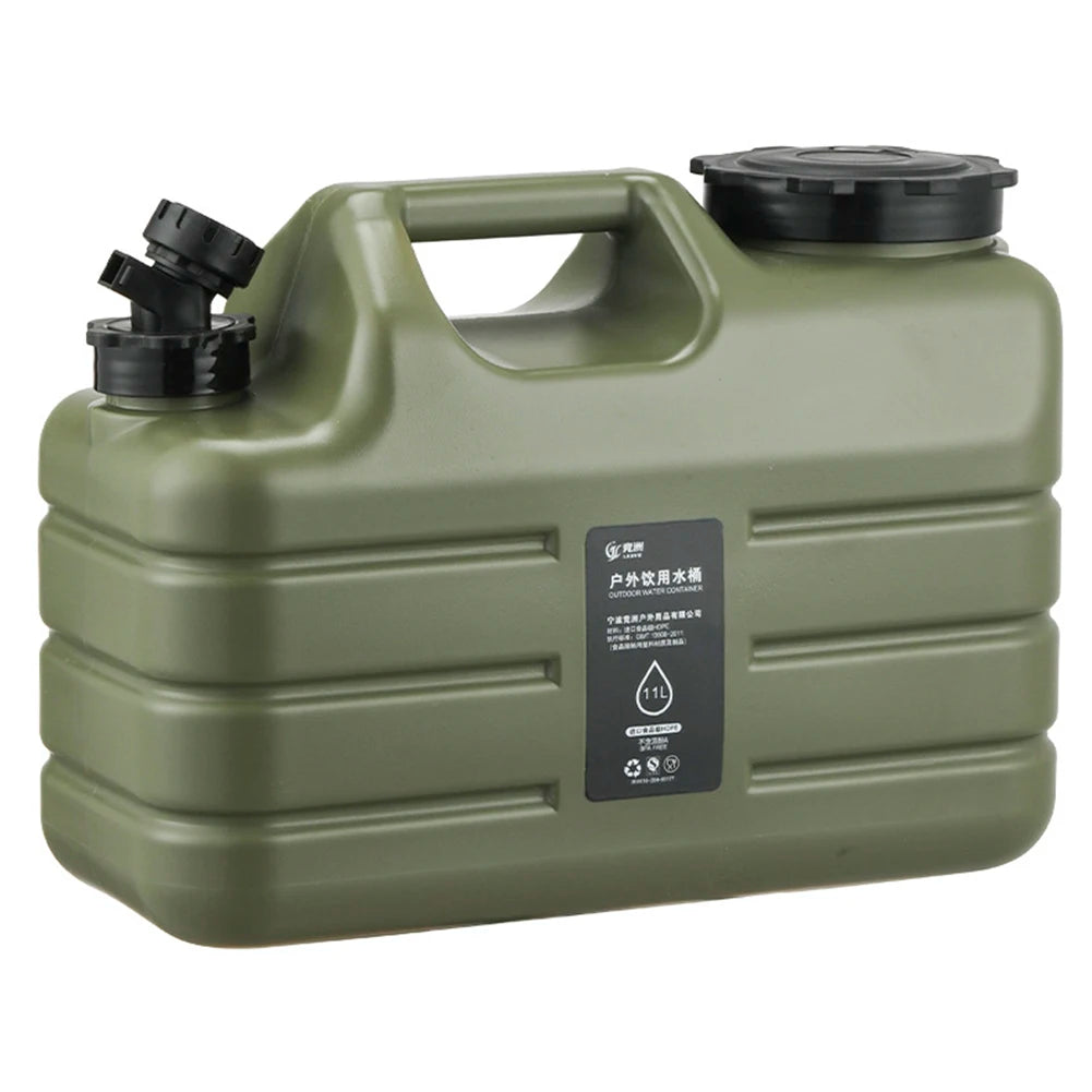 5-10L Water Storage Container with Faucet Drinking Water Bucket Large Capacity Water Dispenser Carrier for Vehicle Car Camping