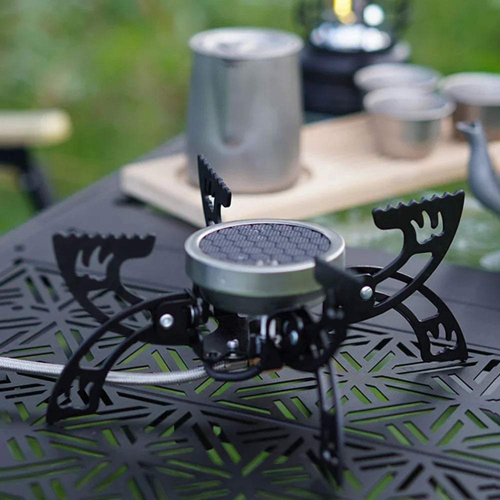 2026 Outdoor Cooking 4200W Foldable Camping New Cooker Burners Wind Resistant Flame Stability Compacts Portable Design