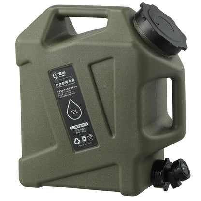 5-10L Water Storage Container with Faucet Drinking Water Bucket Large Capacity Water Dispenser Carrier for Vehicle Car Camping