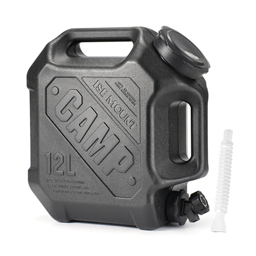 5-10L Water Storage Container with Faucet Drinking Water Bucket Large Capacity Water Dispenser Carrier for Vehicle Car Camping