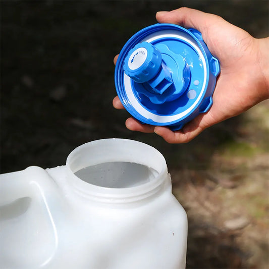 11L Water Storage Container with Faucet Portable Water Tank Large Capacity Drinking Water Bucket for Vehicle Car Camping