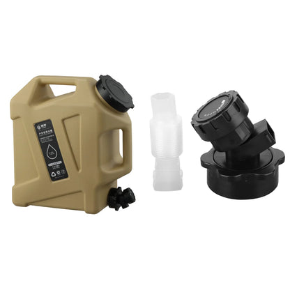 5-10L Water Storage Container with Faucet Drinking Water Bucket Large Capacity Water Dispenser Carrier for Vehicle Car Camping