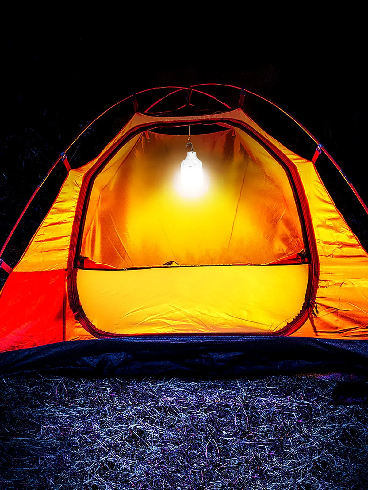 Camping Light Bulb Emergency Night Lighting Outdoor Picnic Hanging Pendant Tent Lamp 500mAh USB Rechargeable LED Bulb