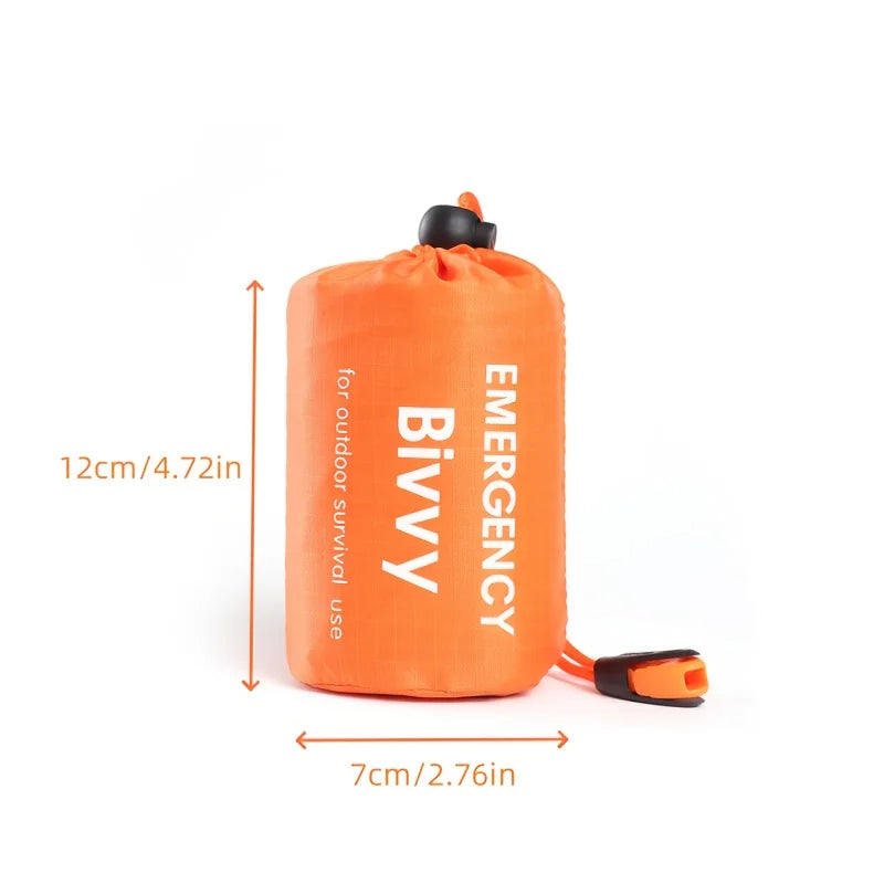 Sleeping bag, suitable for camping, hiking, backpacking, outdoor emergency - no need to assemble tools