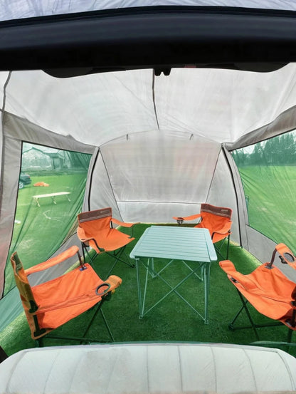 Docking tent  Portable Waterproof SUV Tail Tent 3-4 people Dome tent Sunshade Tunnel style tent,Large tent,