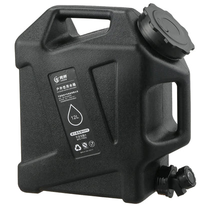 5-10L Water Storage Container with Faucet Drinking Water Bucket Large Capacity Water Dispenser Carrier for Vehicle Car Camping