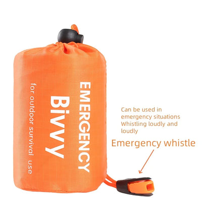 Sleeping bag, suitable for camping, hiking, backpacking, outdoor emergency - no need to assemble tools