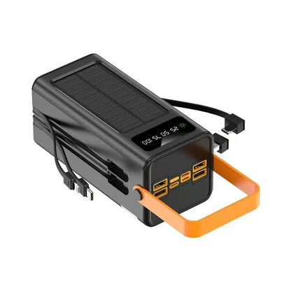 Portable Power Bank 120W 50000mAH Super Fast Charger Large Capacity External Battery Supports Simultaneous Charging of 7 Devices