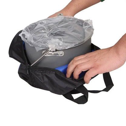 Camping Cookware Set for 1-5Persons Lightweight and Portable Pot and Pan with Carrying Bag Perfect for Outdoor Camping