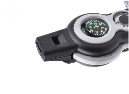 Multi-Functional Survival Whistle for Outdoor Camping