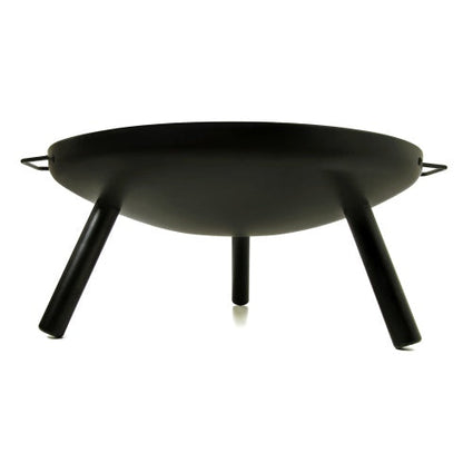 23 Inch Outdoor Fire Pit, Durable Wood Burning Fireplace Bowl With Grill Rack For Patio Garden, Backyard, Porch , Camping, BBQ, Picnic Bonfire
